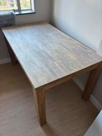 Eiken tafel/bureau, Ophalen, Gebruikt, 50 tot 100 cm, Vijf personen of meer