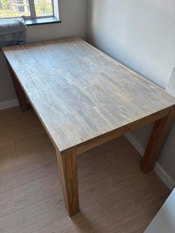 Eiken tafel/bureau