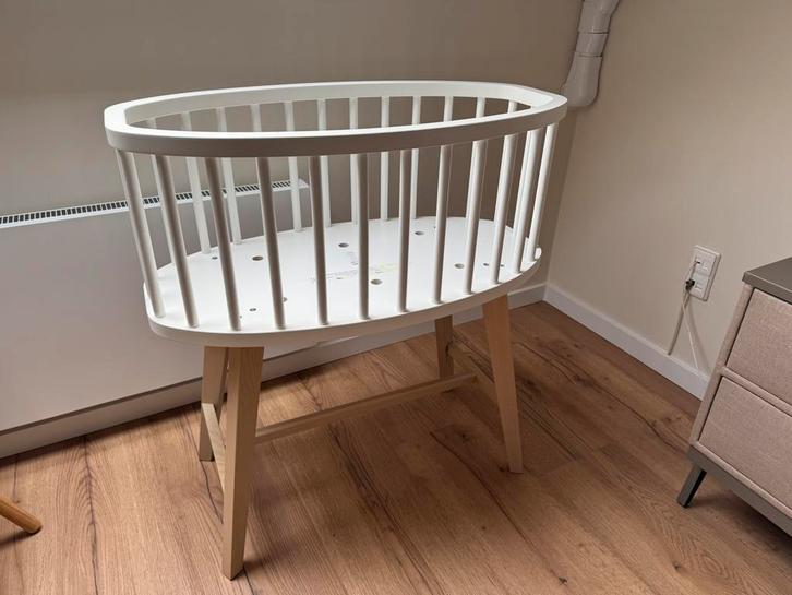 Kidsmill wieg Lars wit, Kinderen en Baby's, Babywiegjes en Ledikanten, Zo goed als nieuw, Wieg, Ophalen