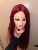 Rode, lange pruik - Nieuw!, Ophalen of Verzenden, Nieuw, Pruik of Haarverlenging