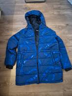 Desigual winterjas XL - paars/blauw, halflang., Blauw, Maat 46/48 (XL) of groter, Ophalen of Verzenden, Zo goed als nieuw
