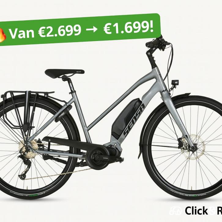 Partijvoordeel van €1000,00 Luxe Sensa e-bike V9 Shimano, Fietsen en Brommers, Elektrische fietsen, Nieuw, Overige merken, 47 tot 51 cm