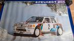 Originele Peugeot posters 78x117cm, Ophalen of Verzenden, A1 t/m A3, Reclame