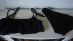Bikini van H & M, zwart dubbellaags met kant, mt 42/ 85 B, H&M, Zwart, Ophalen of Verzenden, Zo goed als nieuw
