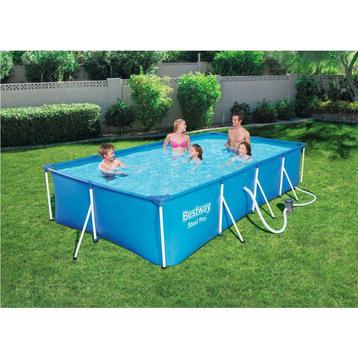 BESTWAY FAMILIEZWEMBAD STEEL PRO FRAME 4.0MX2.11MX81CM 5700L beschikbaar voor biedingen