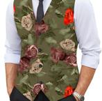 Nieuwe gilet met bloemenprint, Overige kleuren, Onbekend, Nieuw, Overige maten