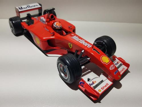 F1 Ferrari F2001 Michael Schumacher Marlboro 1/18, Hobby en Vrije tijd, Modelauto's | 1:18, Zo goed als nieuw, Auto, Hot Wheels