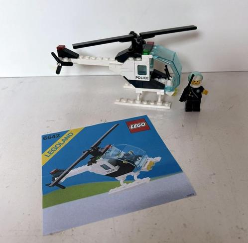 Lego Legoland - politie helicopter - 6642, Kinderen en Baby's, Speelgoed | Duplo en Lego, Gebruikt, Lego, Complete set, Ophalen of Verzenden
