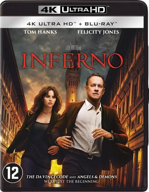 Inferno 4K Blu Ray - Tom Hanks, Sealed Ned. Ondert., Cd's en Dvd's, Blu-ray, Nieuw in verpakking, Actie, 3D, Ophalen of Verzenden