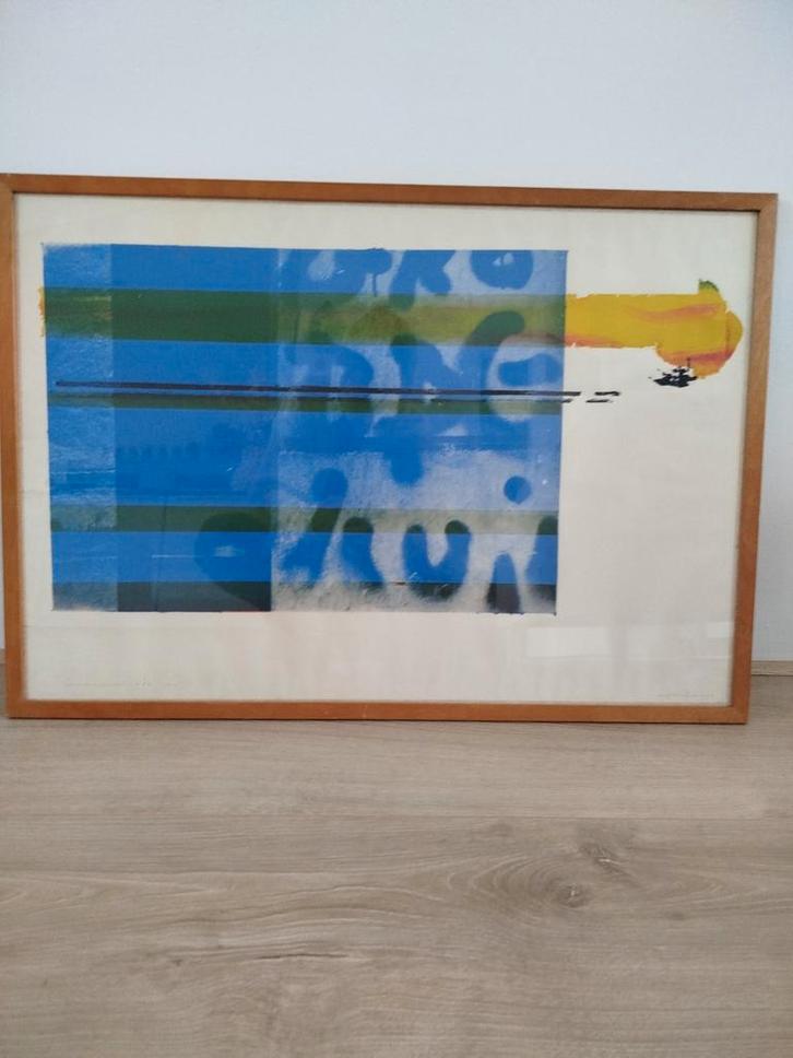 Zeefdruk Paul Wiegerink, Gro., Antiek en Kunst, Kunst | Litho's en Zeefdrukken, Ophalen