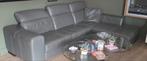 Lederen Hoekbank Montell Grijs, Ophalen of Verzenden