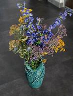 Kunst bloemen met vaas keramiek, Ophalen
