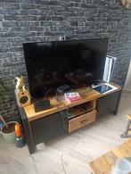 Ivm emigratie te koop aangeboden, tv meubel mangohout, Ophalen, Zo goed als nieuw, 25 tot 50 cm, Minder dan 100 cm