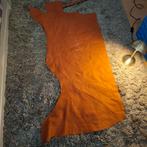 Cognac leren lap, Hobby en Vrije tijd, Verzenden, Leer of Kunstleer, Nieuw, 30 tot 120 cm