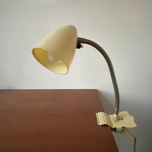 Vintage jaren 50 60 tafellamp knijplamp Hala ukkie flexibel, Huis en Inrichting, Lampen | Tafellampen, Gebruikt, Minder dan 50 cm