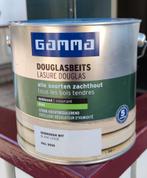 Douglasbeits mat dekkend RAL 9010; 2,5 liter blik, Wit, Nieuw, Beits, Ophalen of Verzenden