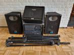 PA set Yamaha/Wharfdale met defect, Muziek en Instrumenten, Versterkers | Keyboard, Monitor en PA, Ophalen, Gebruikt, Minder dan 500 watt