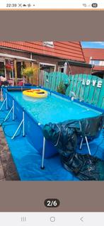 Mooie intex zwembad, Ophalen of Verzenden, Zo goed als nieuw, 400 cm of meer, Rechthoekig