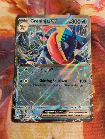 Pokemon GRENINJA EX Ultra Rare 041/142 (Stellar Crown) beschikbaar voor biedingen