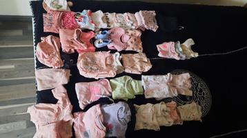 Babykleding veel 50 t/m 74.