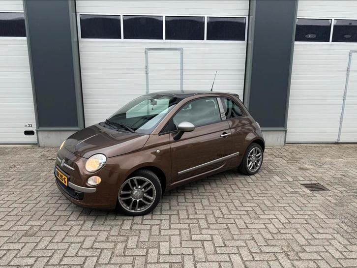 Fiat 500 0.9 Twinair 2011 Bruin “By Diesel”, Auto's, Fiat, Bedrijf, Benzine, A, Hatchback, Handgeschakeld, Geïmporteerd, Bruin