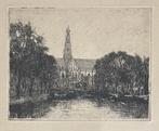 Oude ets van C. van Trigt-Hoevenaar   ---   Haarlem, Antiek en Kunst, Ophalen of Verzenden