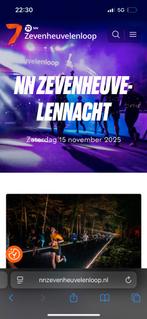 Ticket zevenheuvelennacht., Tickets en Kaartjes, Eén persoon