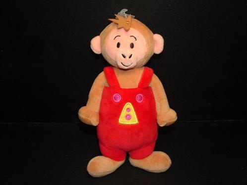 STUDIO 100 PLOPSALAND BUMBA AAP POPPA VELOURS LICHTBRUIN MET, Kinderen en Baby's, Speelgoed | Knuffels en Pluche, Nieuw, Overige typen