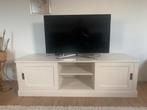 Landelijke houten TV kast / tv meubel wit, Huis en Inrichting, Kasten | Televisiemeubels, Ophalen, 150 tot 200 cm, Minder dan 100 cm
