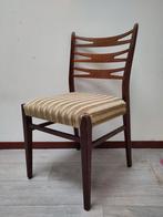 4x Vintage teak houten eetkamerstoelen stoelen hout stoel, Mid century modern Scandinavisch, Vier, Gebruikt, Bruin