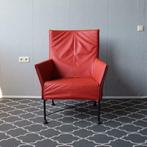 3x Montis Charly rood leder - zwart onderstel, als nieuw!, Niet ingevuld, Niet ingevuld, Leer, Ophalen of Verzenden