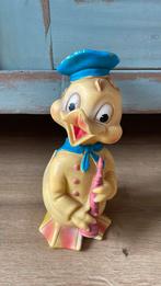 Vintage Donald Duck  piepbeest piepfiguur Rubbertoys Italië, Donald Duck, Ophalen of Verzenden, Zo goed als nieuw