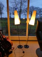 Design vloerlampen 2x van B+M ca.1980, Metaal, 100 tot 150 cm, Vintage, Ophalen of Verzenden