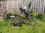 Gazelle Puur NL D54 V7 met Thule kinderzitje, Fietsen en Brommers, Ophalen, Versnellingen, Gazelle, 53 tot 56 cm
