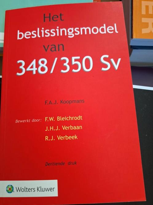 F.A.J. Koopmans - Het beslissingsmodel van 348/350 Sv, Boeken, Wetenschap, Zo goed als nieuw, Ophalen of Verzenden