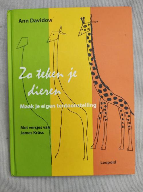 Ann Davidow en James Kruss. Zo teken je dieren., Boeken, Kinderboeken | Jeugd | onder 10 jaar, Zo goed als nieuw, Ophalen of Verzenden