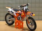 Jeffrey Herlings #84 KTM 450 SX-F 2018 red bull team 1:18, Ophalen of Verzenden, Nieuw, Motor, Bburago