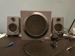 Logitech Z333 speakerset, Computers en Software, Pc speakers, Ophalen, Zo goed als nieuw