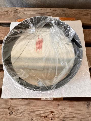 Spiegel rond 300mm, kader zwart.  beschikbaar voor biedingen