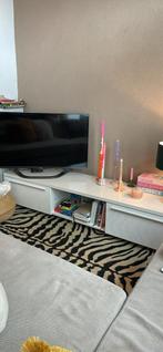 Wit tv meubel, Huis en Inrichting, Ophalen, Gebruikt, Tweepersoons