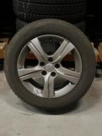 16” Peugeot velgen met Michelin winterbanden 205/60/16, Ophalen, 16 inch, Banden en Velgen, 205 mm