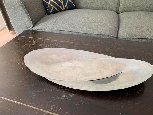 Design fruitschaal aluminium, Huis en Inrichting, Woonaccessoires | Dienbladen, Metaal, Ovaal, Ophalen