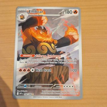 Pokemon kaart Emboar 098/086 nieuw  beschikbaar voor biedingen