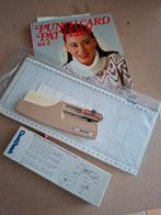 breimachine punchcard boek, ponser + lege kaarten, Ophalen of Verzenden, Breien, Patroon of Boek
