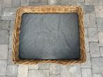Rieten of rotan hondenmand met orthopedisch hondenmatras, Dieren en Toebehoren, Ophalen, Zo goed als nieuw, Riet
