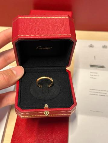Originele cartier 1895 ring full set 2023 maat 56 beschikbaar voor biedingen