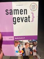 Samengevat Nederlands VMBO 2F, Boeken, Schoolboeken, Ophalen of Verzenden, Zo goed als nieuw, VMBO, Nederlands