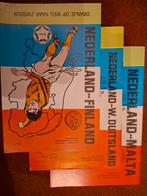 Programmaboekjes Nederlands elftal 1989 en 1991, Verzenden, Zo goed als nieuw, Balsport