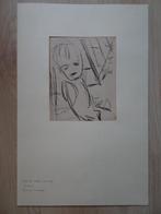 Originele tekening jongetje gesigneerd Jan Wiegers De Ploeg, Verzenden