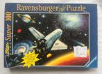 Ravensburger Ruimte Puzzel - Glow in the Dark, spaceshuttle, Hobby en Vrije tijd, Denksport en Puzzels, Ophalen of Verzenden, Minder dan 500 stukjes